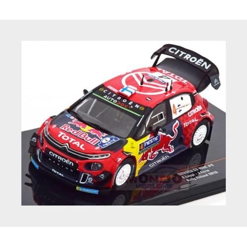 Citroen C3 Wrc Red Bull #4 Rally Finland 2019 E.Lappi J.Ferm Red Grey Yellow RAM725