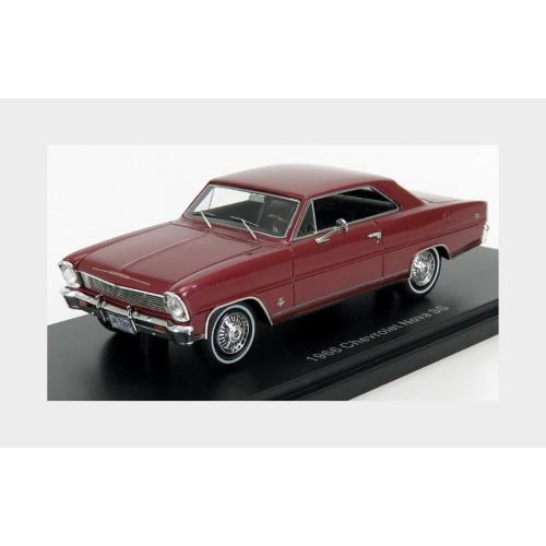 Chevrolet Nova Ss Hard-Top Closed 1966 Dark Red Met NEO47236