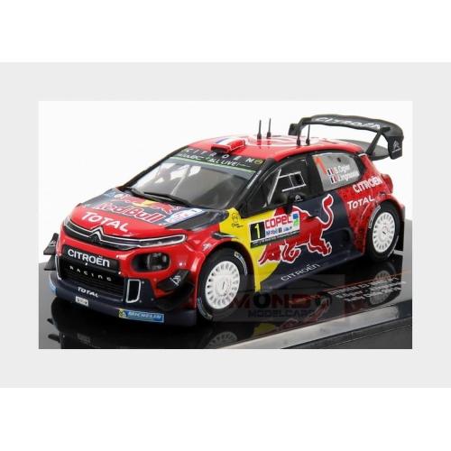 Citroen C3 Wrc Team Red Bull #1 Rally Chile 2019 S.Ogier J.Ingrassia Red Blue Yellow RAM712