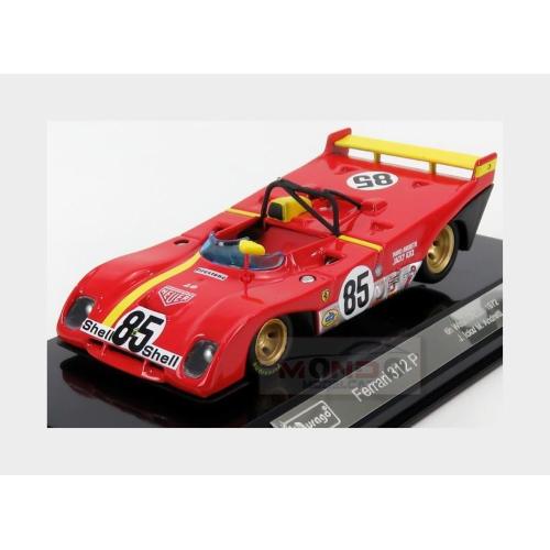 Ferrari 312Pb #85 Winner 6H Watkins Glen 1972 J.Ickx M.Andretti Red Yellow BU36302