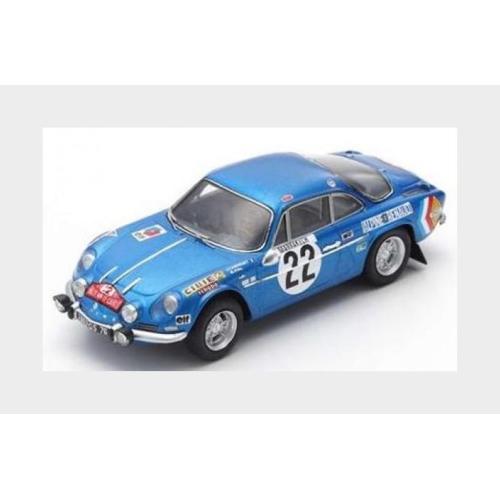 Renault Alpine A110 #22 Rally Montecarlo 1971 J.C.Andruet M.Vial Blue S6110