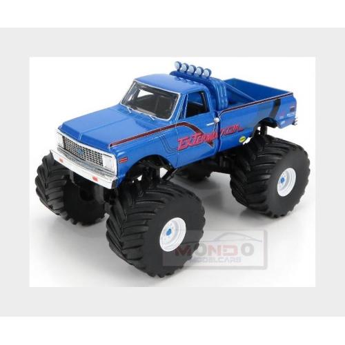 Chevrolet K-10 Bigfoot Monster Truck Exterminator 1972 Blue Met GREEN88033