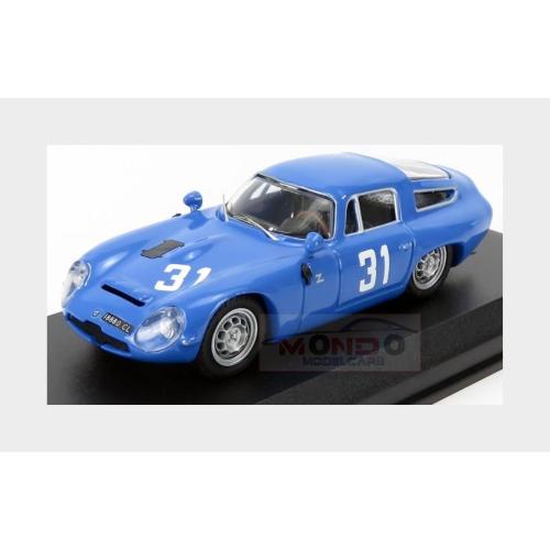 Alfa Romeo Tz1 #31 1000Km Monza 1965 Panepinto Facetti Blue BE9790