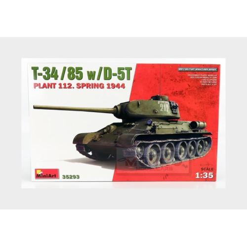 Kampfpanzer T-34/85 Tank Military Spring 1944 Kit MA35293