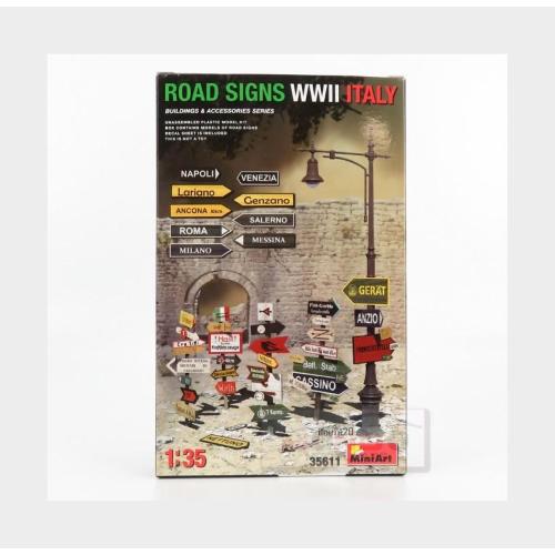 Accessories Cartelli Segnaletica Stradale Road Signs Wwii Italy Kit MA35611