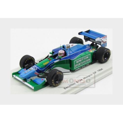 Benetton F1 B194 #6 Monaco Gp 1994 J.J.Lehto Green Blue S4482