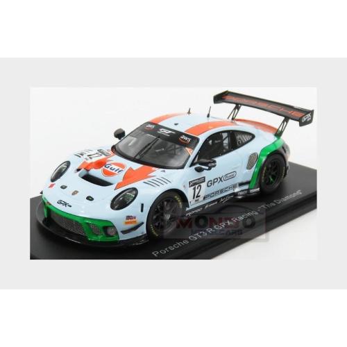 Porsche 911 991-2 Gt3 R Team Gpx Racing #12 The Diamond Light Blue Orange SP322