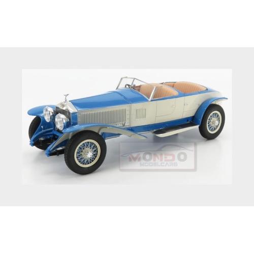 Rolls Royce Phantom Experimental Vehicle Ch.10Ex By Barker Cabriolet 1926 Light Blue White MXL1705-011