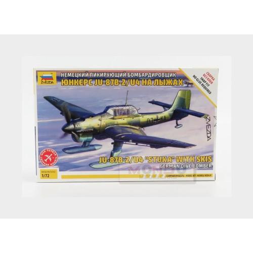Junkers Ju-87B Airplane Stuka Military With Ski 1935 Kit ZS7323