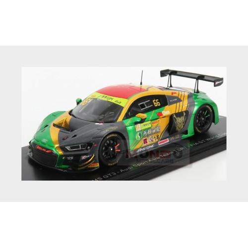 Audi R8 Lms Team Audi Sport Asia Tsrt #66 Fia Gt World Cup Macau 2019 W.Chen Black Yellow Green SA221