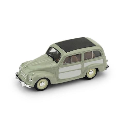 Fiat 500C Belvedere Chiusa 1951 Very Light Green Grey R029-01