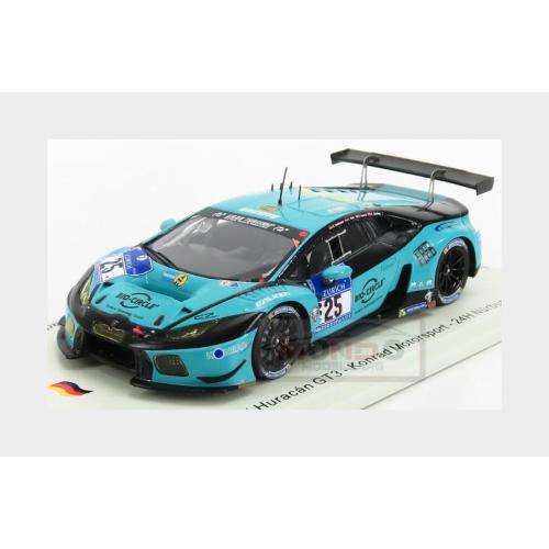 Lamborghini Huracan Lp620-2 Gt3 Evo Team Ombra Racing 24H Spa 2019 C.Zochling D.Farnbacher L.Stolz F.Konrad Light Blue SG573