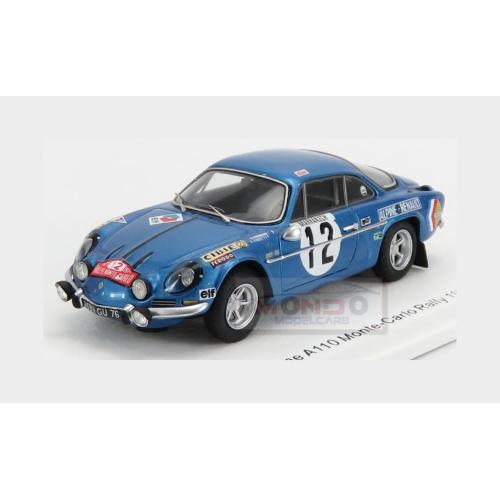 Renault A110 #12 Rally Montecarlo 1971 B.Darniche C.Roberter Blue S6106