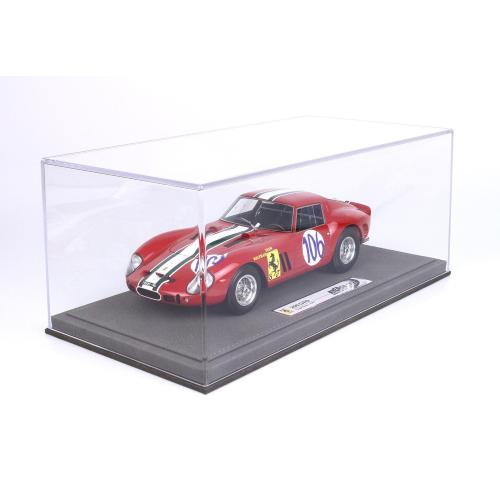 Ferrari 250 Gto Coupe Ch.3809 #106 Targa Florio 1963 K.Von Csazy Hedges Con Vetrina With Showcase Red BBR1839V