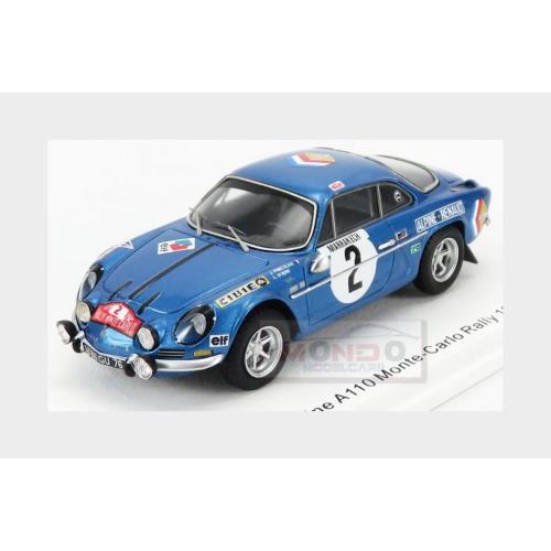 Alpine A110 #2 Rally Montecarlo 1971 J.P.Nicolas C.Roure Blue Met S6108
