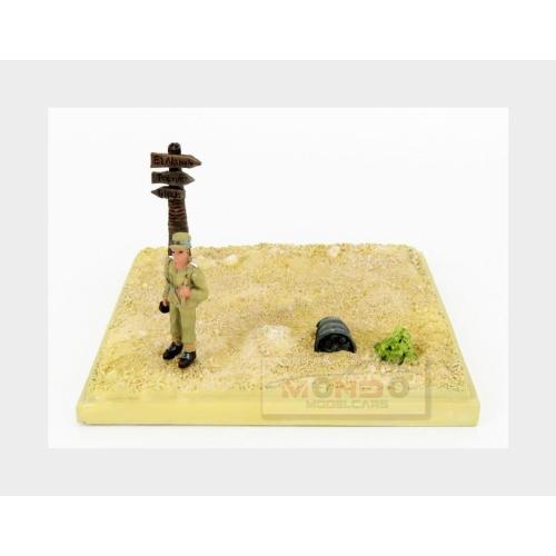 Diorama Soldato Nel Deserto Desert Man Beige ED181395