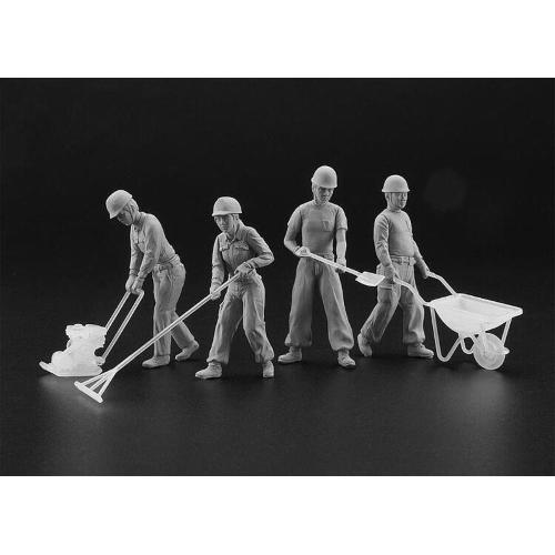 1:35 HASEGAWA Accessories Construction Worker Set A Kit HA66003
