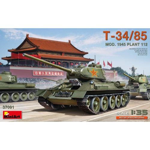 Kampfpanzer T-34Kit85 Military Tank 1945 Kit MA37091