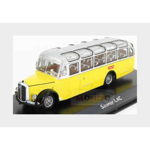 1:72 EDICOLA Saurer L4C Autobus 1959 Yellow Silver ED4642106