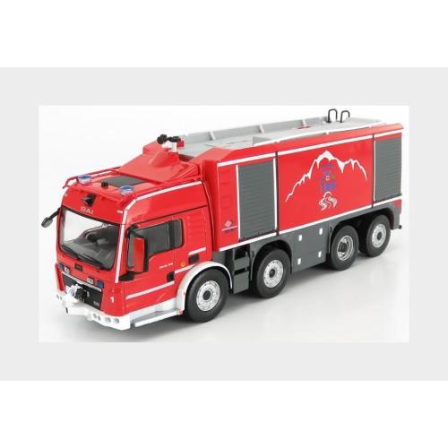 Man Special Bai Tgs Tanker Truck Italy France 2013 Red Silver WORLDFIRECENT003