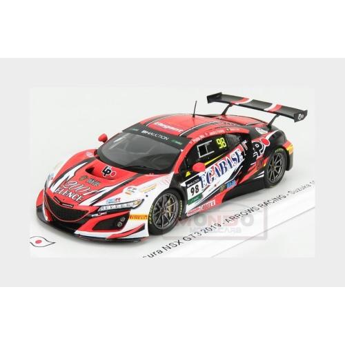 Honda Acura Nsx Gt3 Team Arrows Racing #98 10H Suzuka 2019 P.Ma L.Liu J.Yeung Red Black White SJ094