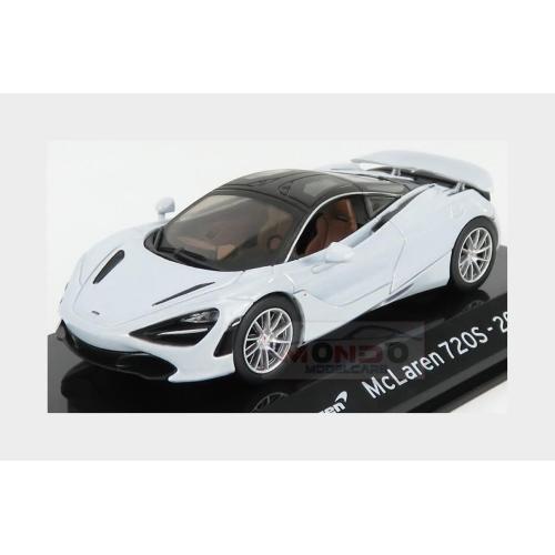Mclaren 720S 2017 Con Vetrina With Showcase Light Grey Met ABSUP012