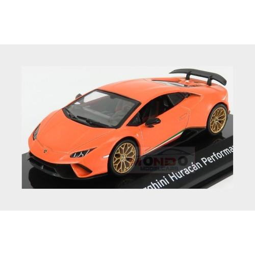 Lamborghini Huracan Performante 2017 Con Vetrina With Showcase Orange Met ABSUP022