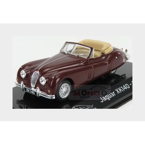 Jaguar Xk140 Cabriolet 1954 Con Vetrina With Showcase Bordeaux ABSUP078