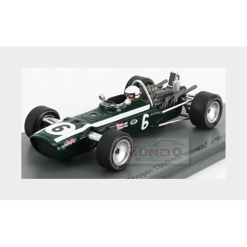 Cooper F1 T86B #6 Monaco Gp 1968 L.Scarfiotti Green S6983