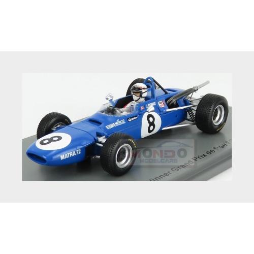 Simca Matra F2 Gran Prix Ms7 #8 Winner De Pau Gp 1968 J.Stewart Bluette SF184