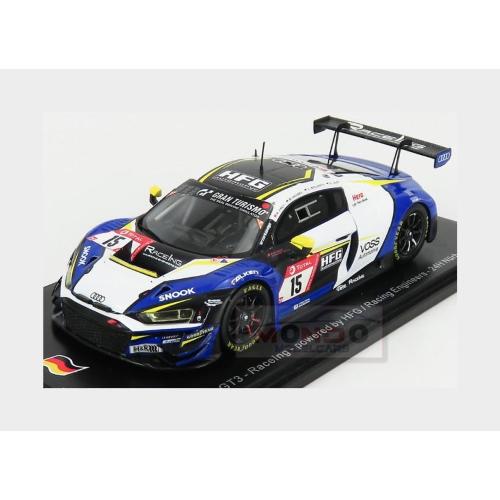 Audi R8 Lms Gt3 Team Hfg Engineers Racing #15 24H Nurburgring 2020 B.Henzel R.Frey C.Bollrath S.Aust White Blue SG713