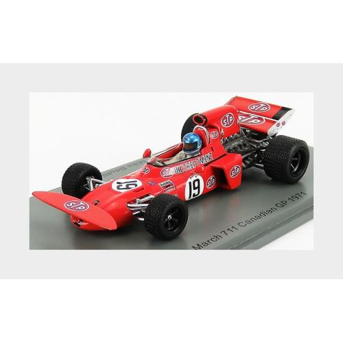 March F1 711 #19 Canadian Gp 1971 M.Beuttler Red S7262