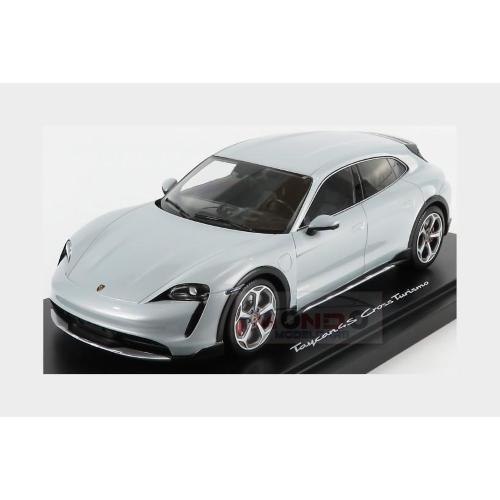 Porsche Taycan 4S Cross Turismo 2021 Con Vetrina With Showcase Ice Grey WAP0217840M004
