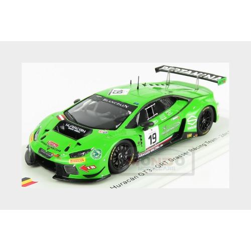 Lamborghini Huracan Gt3 Team Grt Grasser Racing #19 24H Spa 2016 A.Piccini L.Stolz M.Beretta Green Black SB286