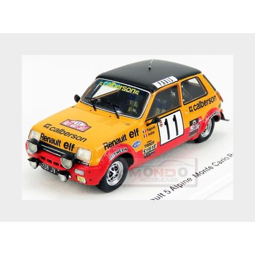 Renault R5 Alpine #11 Rally Montecarlo 1979 J.Ragnotti J.M.Andrie Yellow Red Black S6038