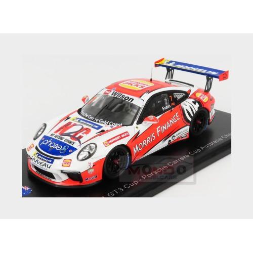 Porsche 911 991 Gt3 #7 Porsche Carrera Cup Australian Champion 2018 J.Evans White Orange AS032
