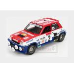 Renault R5 Turbo (Night Version) #7 Rally Antibes 1983 A.Therier O.Vial White Red Blue SL1801310