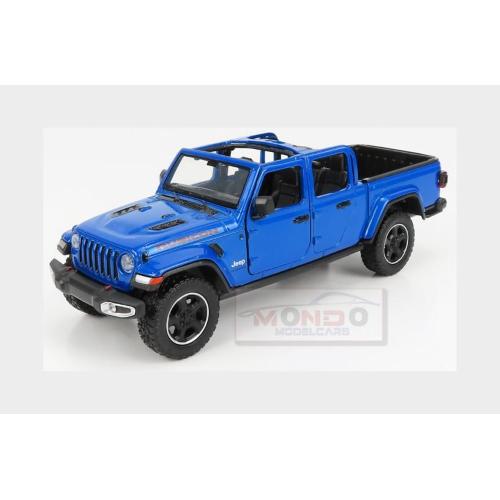 1:27 MOTORMAX Jeep Gladiator Pick-Up Rubicon Hard-Top Open 2020 Blue MTM79370B