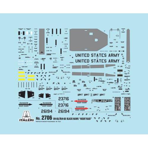Uh-60 A/ Mh-60 Black Hawk "Night Raid" Kit IT2706
