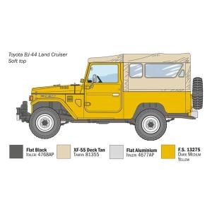 Toyota Land Cruiser BJ-44 Soft/Hard Top include ruote in gomma morbida Kit IT3630