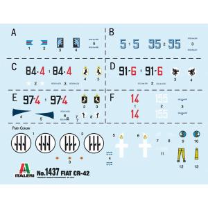 Fiat Cr.42 Falco Battle Of Britain 80Th Anniversary Kit IT1437