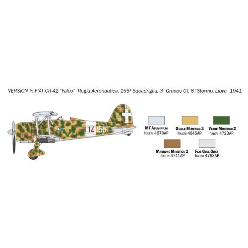 Fiat Cr.42 Falco Battle Of Britain 80Th Anniversary Kit IT1437