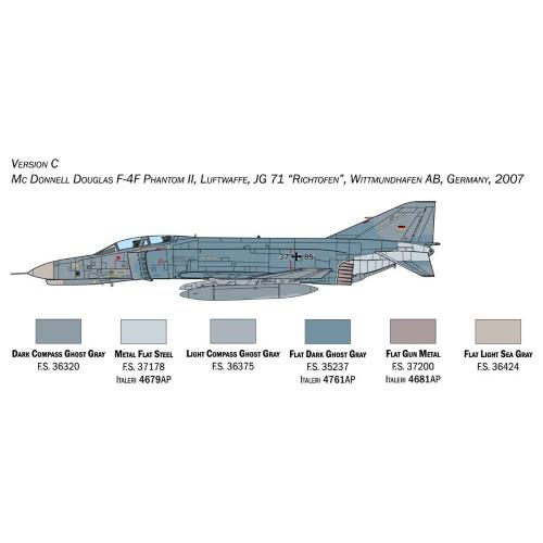 F-4E/F Phantom Ii Plane Aereo KIT IT1448