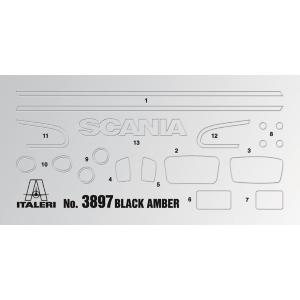 Scania R730 V8 Black Amber Kit IT3897