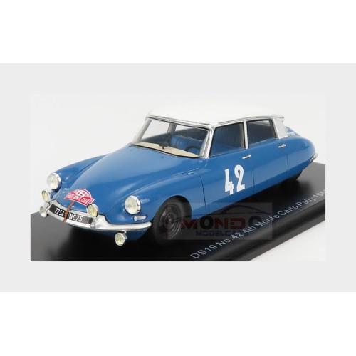 Citroen Ds19 #42 4Th Rally Montecarlo 1963 L.Bianchi J.C.Ogier Blue White S5532