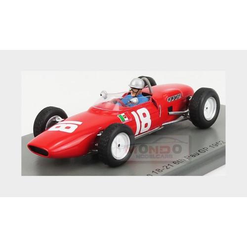 Lotus F1 18-21 #18 Pau Gp 1962 N.Vaccarella Red S7452