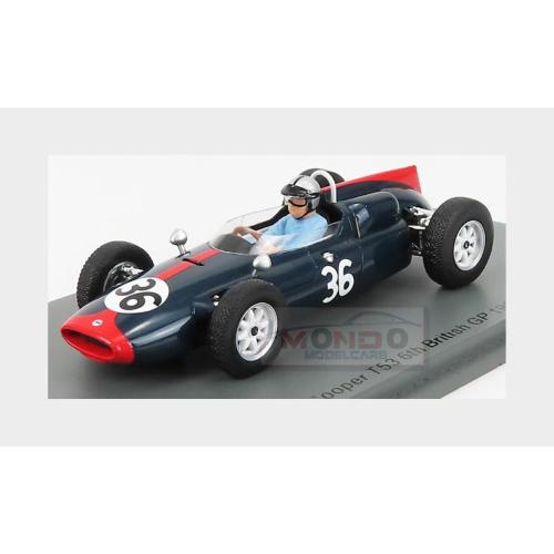 Cooper F1 T53 #36 British Gp 1961 R.Salvadori Blue Red S8060