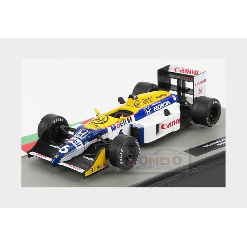 Williams F1 Honda Fw11B #6 Nelson Piquet Season 1987 World Champion White Blue Yellow