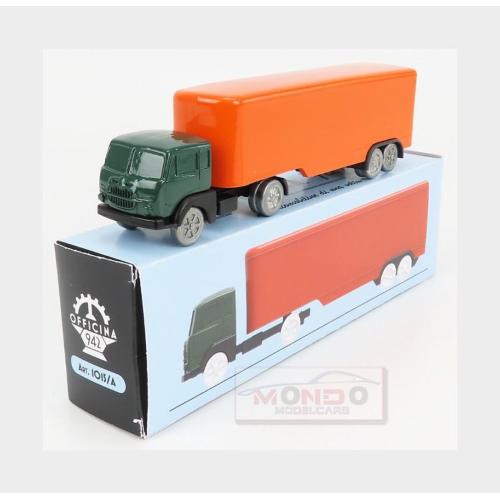 Fiat 682 T2 Truck Semirimorchio Furgonato 1955 Green Orange