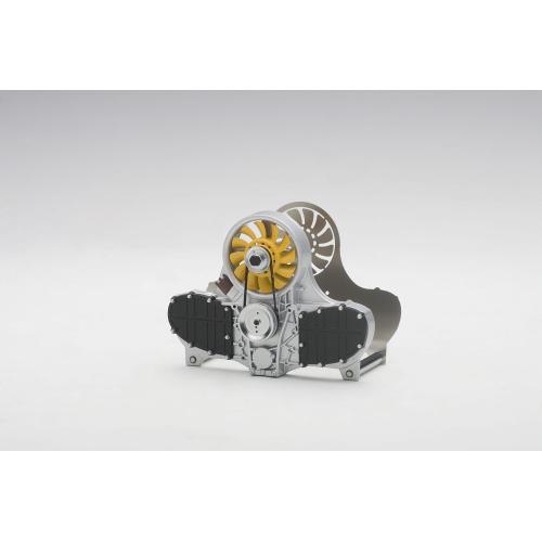Accessories Porta Lettere Da Tavolo Air-Cooled Engine Letter Silver Yellow AA45576
